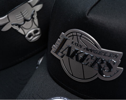 Cap New Era - NBA Metallic 9FORTY A-Frame - LA Lakers - Black