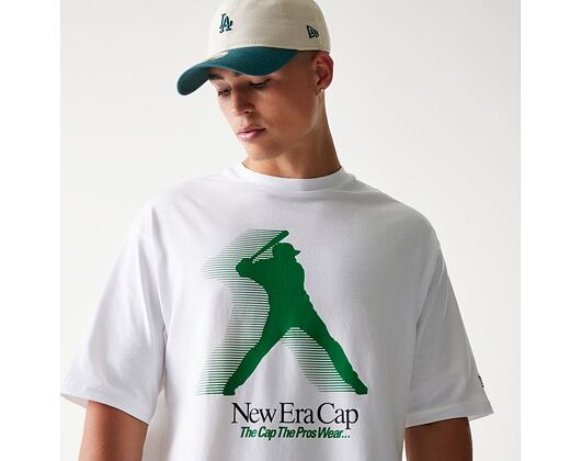Tee New Era - Player Graphic Oversized Tee - White