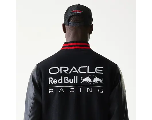 Jacket New Era - F1 Varsity Jacket - Red Bull F1 - Black