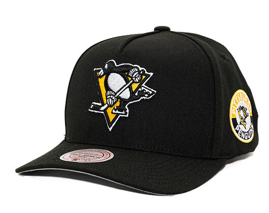 Mitchell & Ness - Pittsburgh Penguins - Double Clutch Pro Snapback - Black