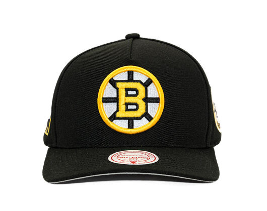 Mitchell & Ness - Boston Bruins - Double Clutch Pro Snapback - Black