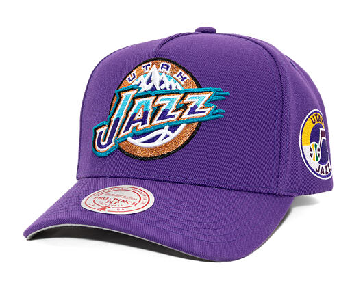 Mitchell & Ness - Utah Jazz - Double Clutch Pro Snapback Hwc - Purple