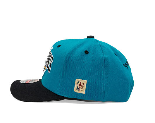 Cap Mitchell & Ness - NBA Team Arch Snapback - Detroit Pistons - Teal / Black