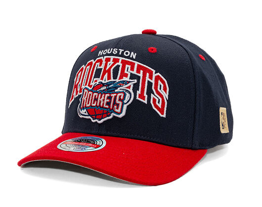 Cap Mitchell & Ness - NBA Team Arch Snapback - Houston Rockets - Navy / Red