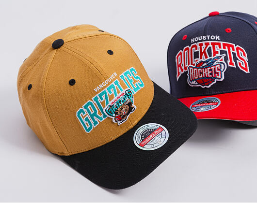 Cap Mitchell & Ness - NBA Team Arch Snapback - Vancouver Grizzlies - Brown / Black