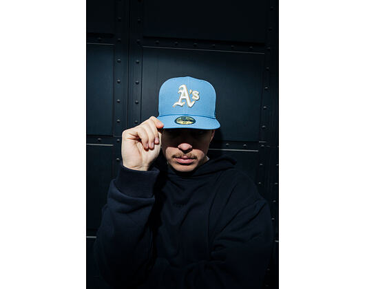 New Era - MLB Seasonal 59FIFTY - Oakland Athletics - Sky Blue / Pink UV