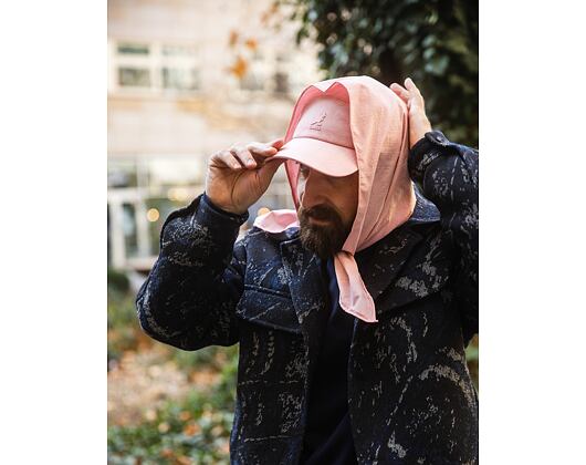 Cap Kangol - TRENDS PACK - Seersucker Drape 5-Panel - Pink