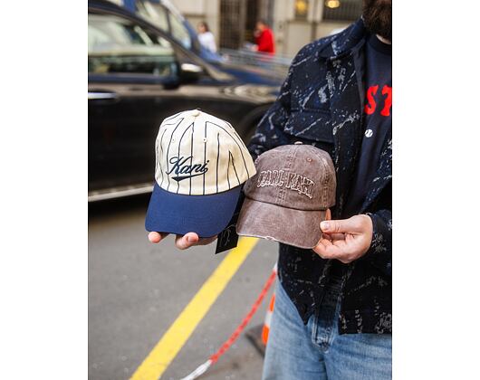 Cap Karl Kani - Cursive Varsity Pinstripe Baseball Cap