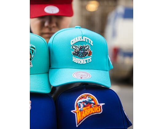 Mitchell & Ness - Charlotte Hornets - Double Clutch Pro Snapback Hwc - Teal