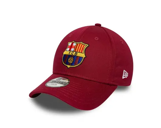 Kids Cap New Era - Core Logo 9FORTY Kids - Barcelona FC - Cardinal