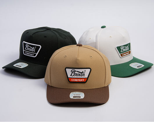 Cap Brixton - Linwood MP Snapback - Sand/Pinecone Brown