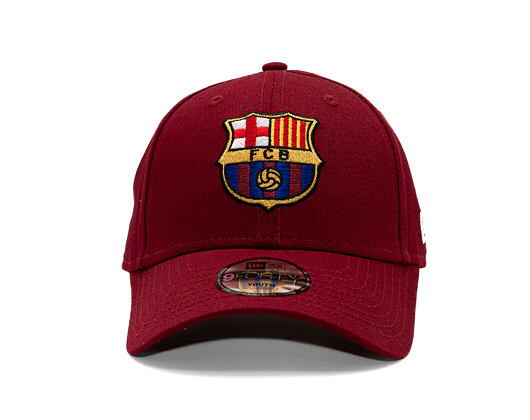 Kids Cap New Era - Core Logo 9FORTY Kids - Barcelona FC - Cardinal
