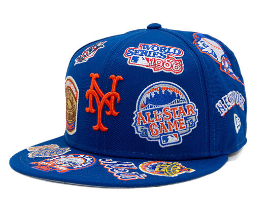 Cap New Era - MLB All Over Logo 59FIFTY - NY Mets - Team Color