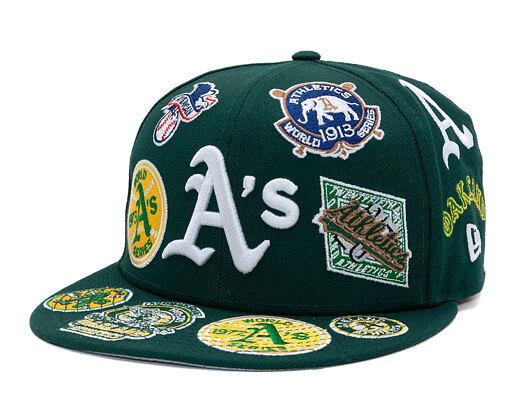 Cap New Era - MLB All Over Logo 59FIFTY - Oakland Athletics - Team Color