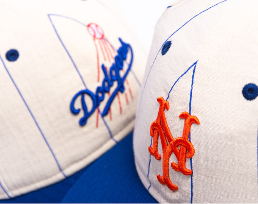 Cap New Era - MLB Retro Linen Pinstripe 59FIFTY Retro Crown - NY Mets - Team Color