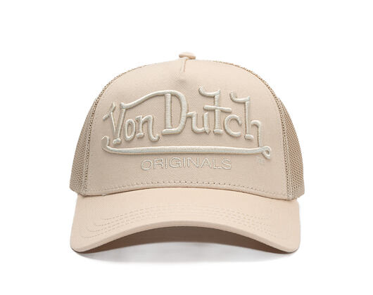 Cap Von Dutch - Trucker - Originals Logo Beige