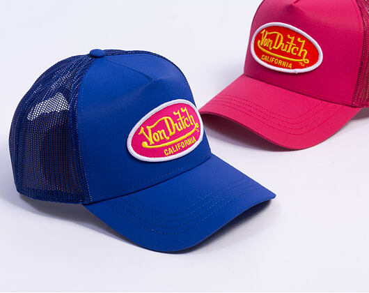 Cap Von Dutch - Trucker - Cali Patch Royal/Pink
