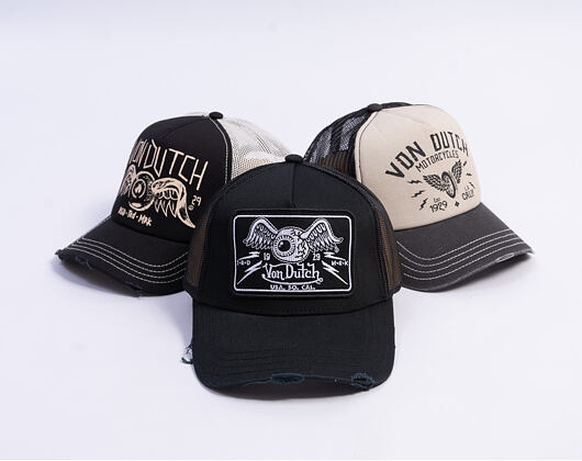 Cap Von Dutch - Trucker - Eye Out Logo Black
