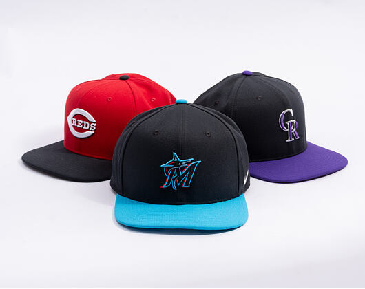 Cap Nike - Dri-Fit Pro - Miami Marlins - Black 00A/Light Current Blue