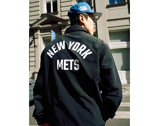 Jacket New Era - MLB Coaches Jacket - NY Mets - Black