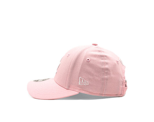 Kids Cap New Era - MLB Linen 9FORTY M-CROWN - LA Dodgers - Pink Rouge / White