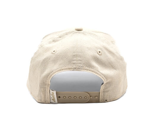 Cap New Era - Branded Buffalo Patch Linen 9FORTY A-Frame - Stone