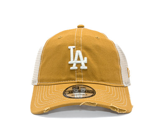 Cap New Era - MLB Cotton Canvas Trucker 9TWENTY - LA Dodgers - Dusted Ochre