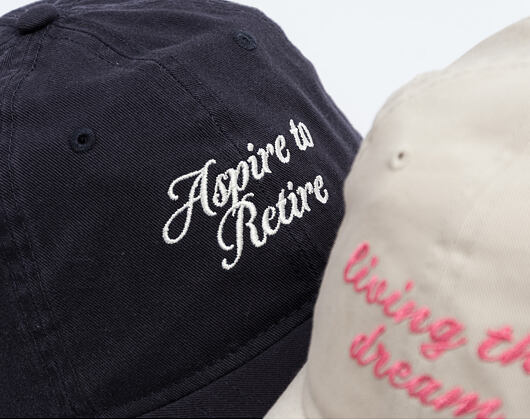 Womens Cap New Era - Branded Slogan 9TWENTY - Navy / Chrome White