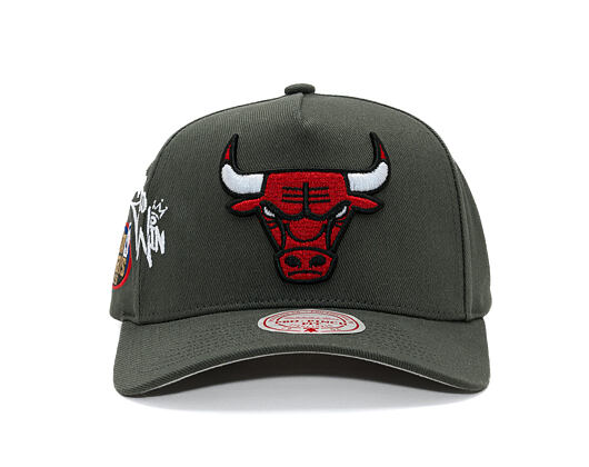 Cap Mitchell & Ness  - NBA Born To Win - Pro Pinch Snapback - Chicago Bulls - Grey