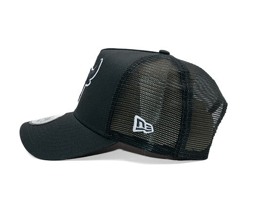 Cap New Era - NBA Outline 9FORTY A-Frame Trucker - Chicago Bulls - Steel / White