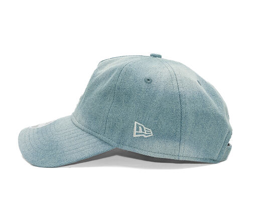 Womens Cap New Era - MLB Denim 9TWENTY A-Frame - LA Dodgers - Pastel Blue