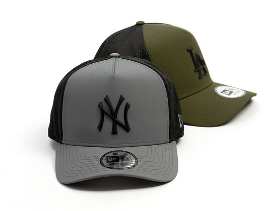 Cap New Era - MLB Tech Pack 9FORTY A-Frame Trucker - NY Yankees - Steel