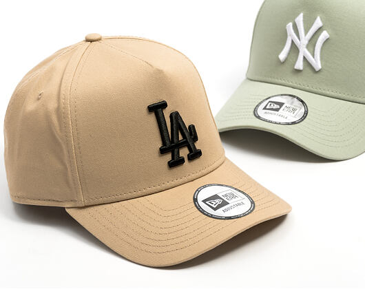 Cap New Era - MLB Essential 9FORTY A-Frame - LA Dodgers - Camel / Black