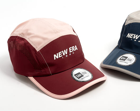 Cap New Era - Branded Color Block Runner - Cardinal / Cream