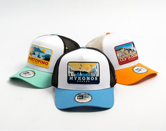 Cap New Era - Branded Location Patch 9FORTY A-Frame Trucker - Blue