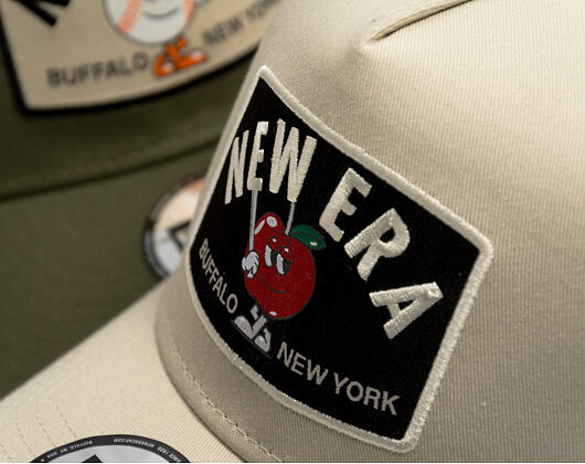 Cap New Era - Branded Summer Patch 9FORTY A-Frame Trucker - Stone