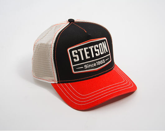 Cap Stetson - Gasoline Trucker - Black / Red