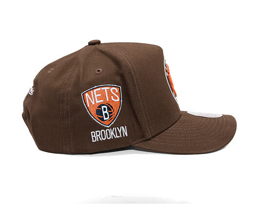 Cap Mitchell & Ness - NBA - Chestnut Peak - Brooklyn Nets - Brown