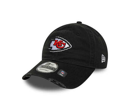 Cap New Era - NFL Wash & Distressed 9TWENTY - Kansas City Chiefs - Black