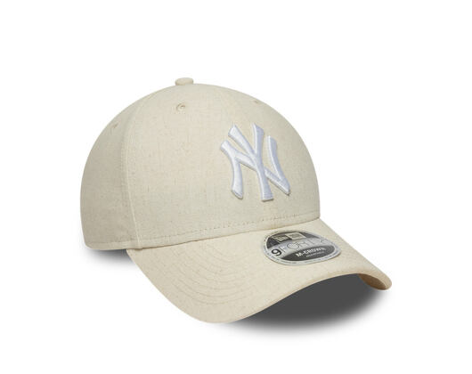 Cap New Era - MLB Linen 9FORTY M-CROWN - NY Yankees - Stone
