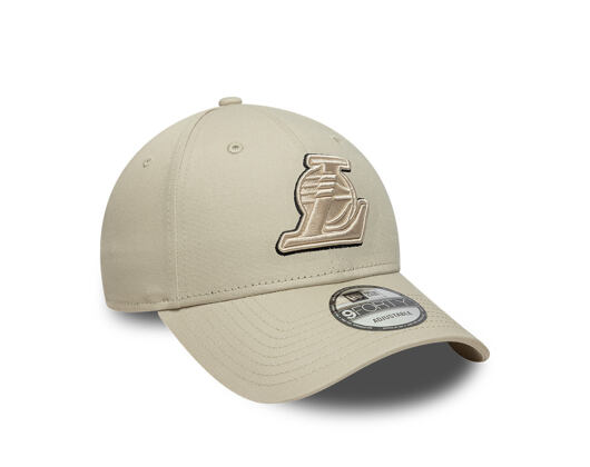 Cap New Era - NBA Team Outline 9FORTY - LA Lakers - Stone / Black