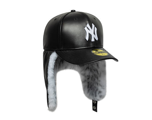 Cap New Era - MLB Image Drop Faux Fur Dog Ear 59FIFTY - NY Yankees - Graphite