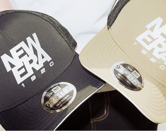 Cap New Era - Branded Reflective 9FORTY M-CROWN A-Frame Trucker - Black