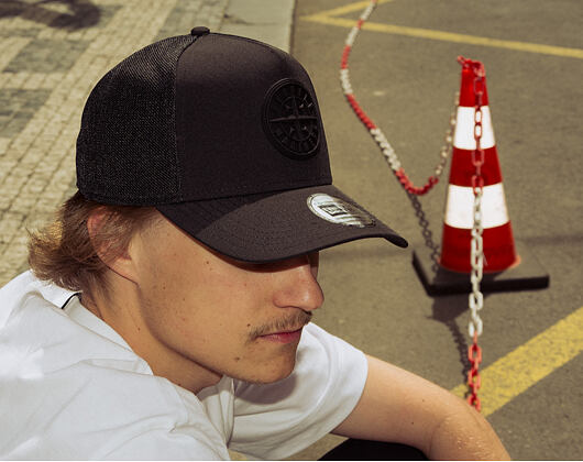 Cap New Era - MLB Tech Pack 9FORTY A-Frame Trucker - Seattle Mariners - Black