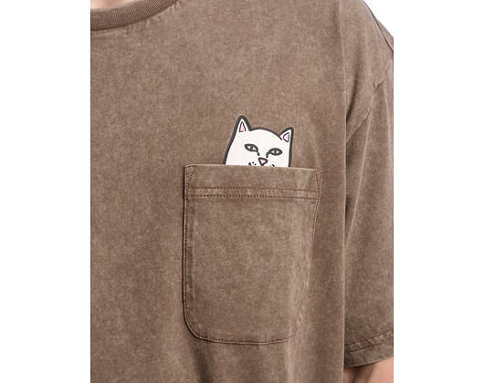 Tee Lord Nermal Pocket Tee (Brown Vintage Wash)