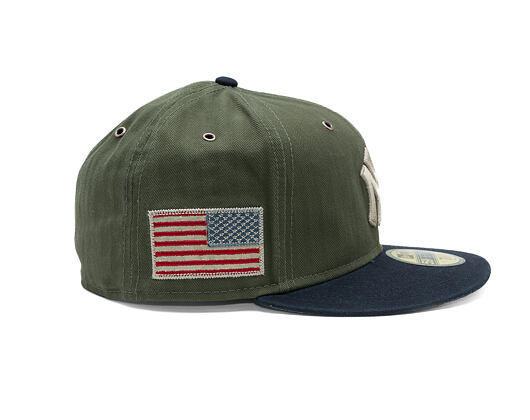 Cap New Era - MLB Three Looms "American Herringbone" 59FIFTY - NY Yankees - Team Color