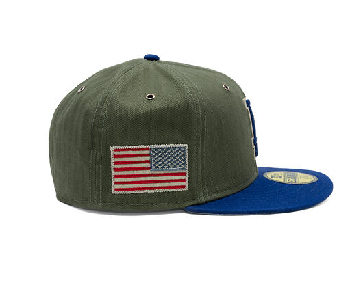 Cap New Era - MLB Three Looms "American Herringbone" 59FIFTY - LA Dodgers - Team Color