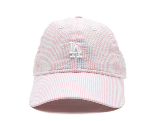 Kids Cap New Era - MLB Seersucker 9TWENTY - LA Dodgers - Pink Rouge