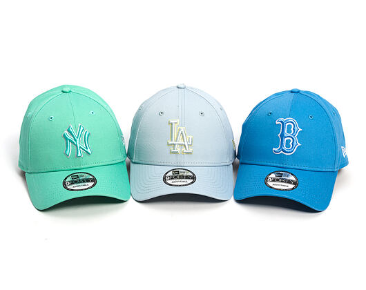 Cap New Era - MLB League Essential 9FORTY - LA Dodgers - Sky Blue / Yellow