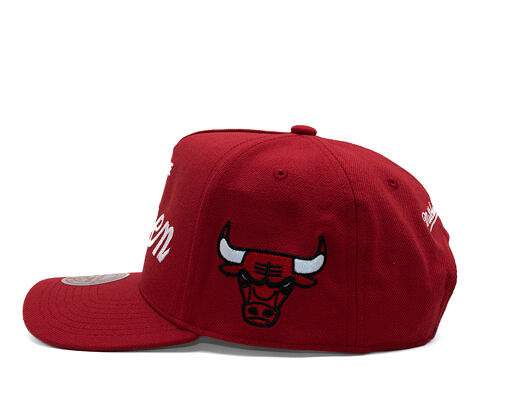 Cap Mitchell & Ness - Player Script Hwc - NBA - Chicago Bulls - Scottie Pippen - Red